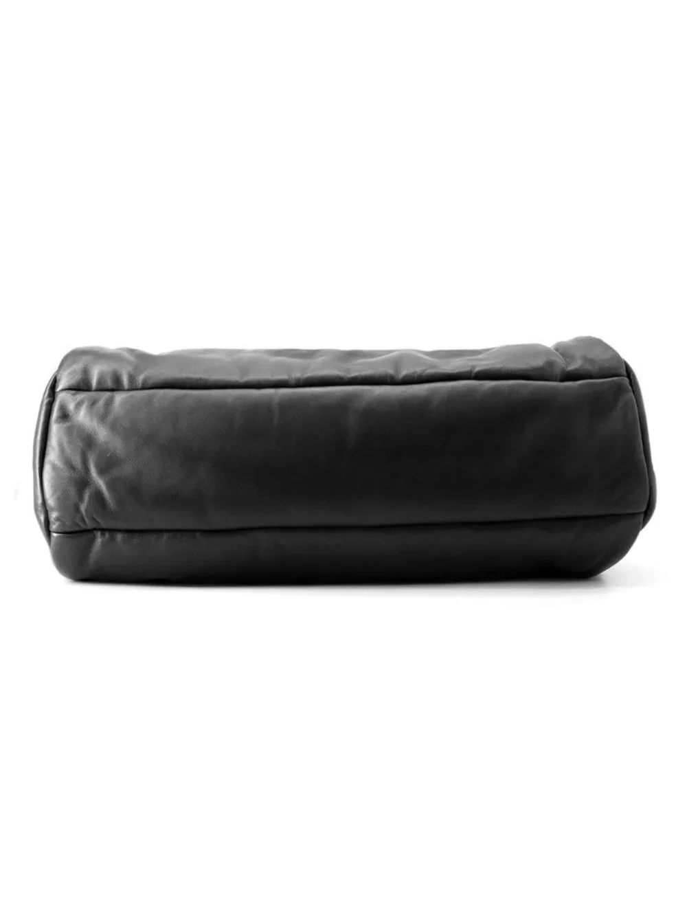 Saint Laurent Paris Boston Bag Wide Logo Puffer Lambskin Black